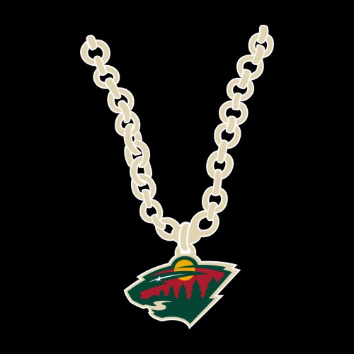 Minnesota Wild Necklace logo iron on paper